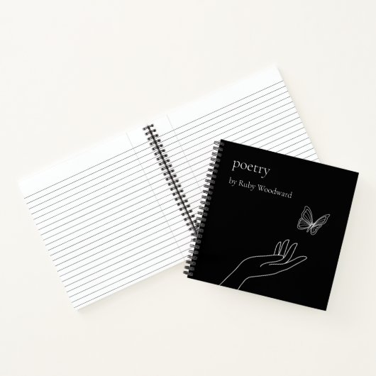 Personalisiertes Poesie-Notebook Notizblock (Innenseite)