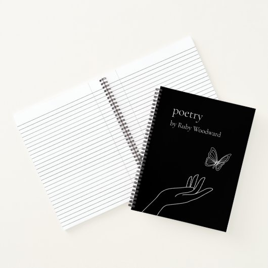 Personalisiertes Poesie-Notebook Notizblock (Innenseite)