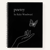 Personalisiertes Poesie-Notebook Notizblock (Vorderseite)
