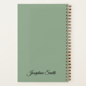 Personalisiertes Poetbook Journal Notizblock (Rückseite)