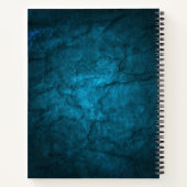 Personalisiertes Poetry Journal Gold Mandala Notizblock (Rückseite)