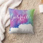 Personalisiertes polare Bärenthrow-Kissen Kissen (Decke)