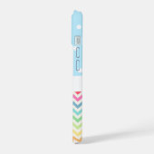 Personalisiertes Polka Zag iPhone Hülle iPhone 15 Hülle (Linke Seite)