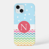 Personalisiertes Polka Zag iPhone Hülle iPhone 15 Hülle (Rückseite)