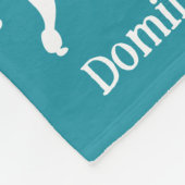 Personalisiertes Poodle Blanket Custom Dog Lover G Fleecedecke (Ecke)