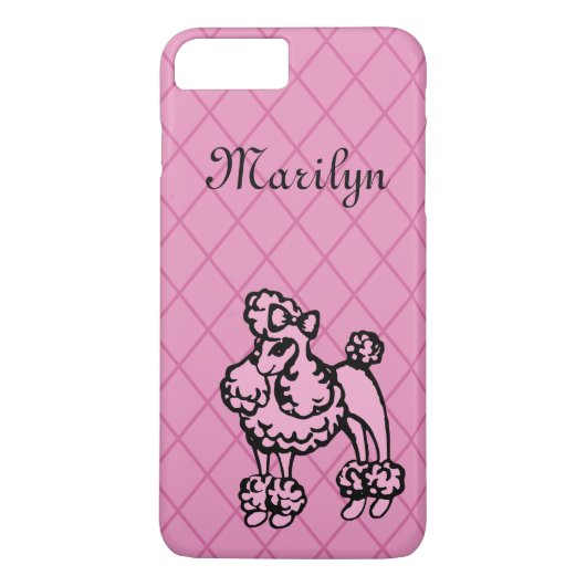 Personalisiertes Poodle iPhone 7 Plus Case (Rückseite)