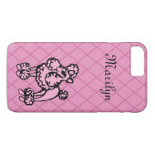 Personalisiertes Poodle iPhone 7 Plus Case (Rückseite (Horizontal))