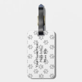 Personalisiertes Pool-Party Labradors Gepäckanhänger (Rückseite vertikal)