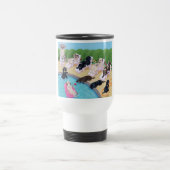 Personalisiertes Poolside-Party Labradors Reisebecher (Mittel)