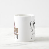 Personalisiertes Portrait Couple Du bist meine Per Kaffeetasse (Mittel)