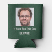 Personalisiertes Portrait Dose Cooler Dosenkühler (Vorderseite)