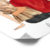 Personalisiertes Portrait für kundenspezifisches P Poster (Ecke)