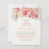 Personalisiertes Portrait Girl del Malcantone Einladung (Rückseite)