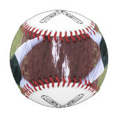 Personalisiertes Portrait mit Name Baseball (Vorderseite)