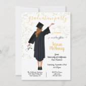 Personalisiertes Portrait Nurse Medical Abschluss  Einladung (Vorderseite)