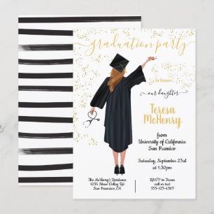 Personalisiertes Portrait Nurse Medical Abschluss  Einladung