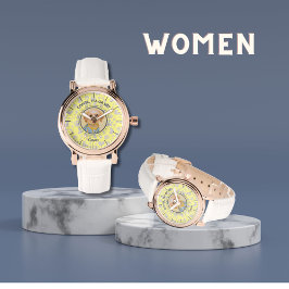 Personalisiertes Portrait - Zeit für Erwachsene un Armbanduhr