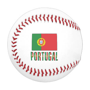 Personalisiertes Portugal-Flagge-Name-Design Baseball