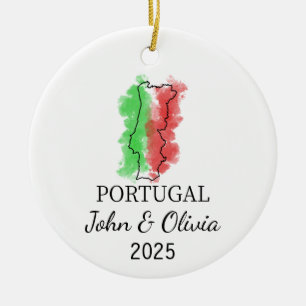Personalisiertes portugiesisches Ornament, portugi Keramik Ornament