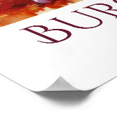 Personalisiertes Poster aus dem Weingarten (Ecke)