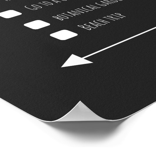 Personalisiertes Poster der schwarzen Pärchen (Ecke)