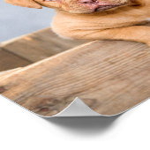 Personalisiertes Poster Foto drucken (Ecke)