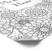 Personalisiertes Poster für Erwachsene (klein 8,5 (Ecke)