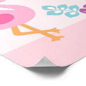 Personalisiertes Poster Tropischer Garten (Ecke)