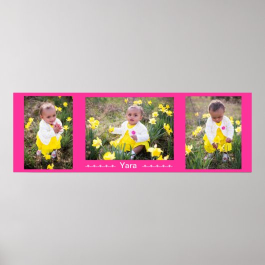 Personalisiertes Poster - Yara (Vorne)