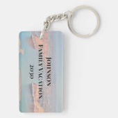 Personalisiertes Powell Familienreisejahr Schlüsselanhänger (Rückseite)