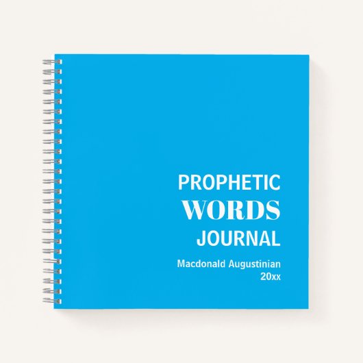 Personalisiertes Praetblatt Notizblock (Vorderseite)