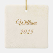 Personalisiertes Praying Boy Angel Ornament (Rückseite)