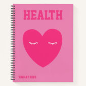 Personalisiertes Preppy-Notebook Notizblock (Vorderseite)