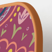 Personalisiertes Preppy Retro Pickleball Paddel Pickleball Schläger (Linke Seite)