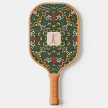 Personalisiertes Preppy Retro Pickleball Paddel