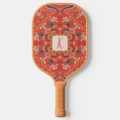 Personalisiertes Preppy Retro Pickleball Paddel Pickleball Schläger (Vorderseite)