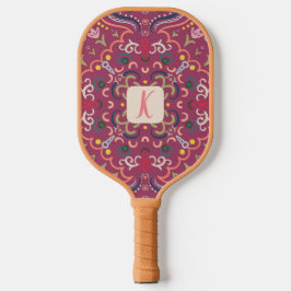 Personalisiertes Preppy Retro Pickleball Paddel Schläger