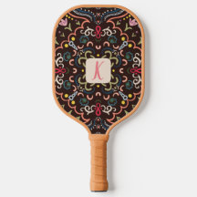 Personalisiertes Preppy Retro Pickleball Paddel
