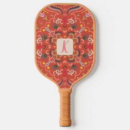 Personalisiertes Preppy Retro Pickleball Paddel Schläger