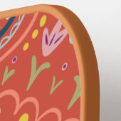 Personalisiertes Preppy Retro Pickleball Paddel Schläger (Linke Seite)