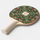 Personalisiertes Preppy Retro Ping Pong Paddel Tischtennis Schläger (Vorderseite)