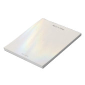 Personalisiertes Prisma-Regenbogen-Ästhetik-Punkt- Notizblock (Rotiert)