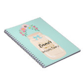 Personalisiertes privates Tagebuch Spiral Foto Not (Rechte Seite)