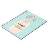 Personalisiertes privates Tagebuch Spiral Foto Not (Linke Seite)