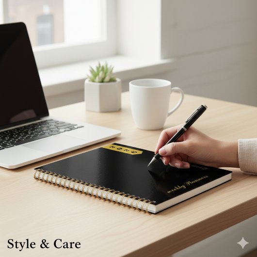 Personalisiertes professionelles Skript Elegantes Planer