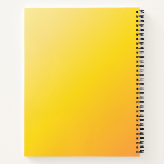 Personalisiertes Prophetic Journal SpiralNotebook Notizblock (Rückseite)