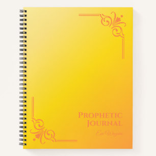 Personalisiertes Prophetic Journal SpiralNotebook Notizblock