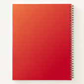 Personalisiertes Prophetic Journal SpiralNotebook Notizblock (Rückseite)