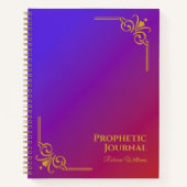 Personalisiertes Prophetic Journal SpiralNotebook Notizblock (Vorderseite)