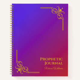 Personalisiertes Prophetic Journal SpiralNotebook Notizblock